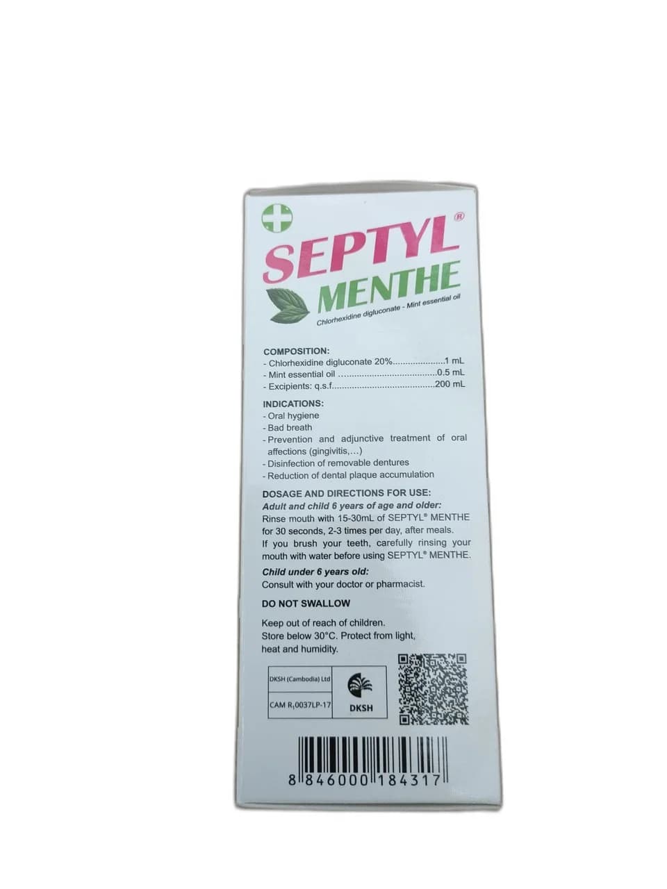 SEPTYL® MENTHE 15-30ml