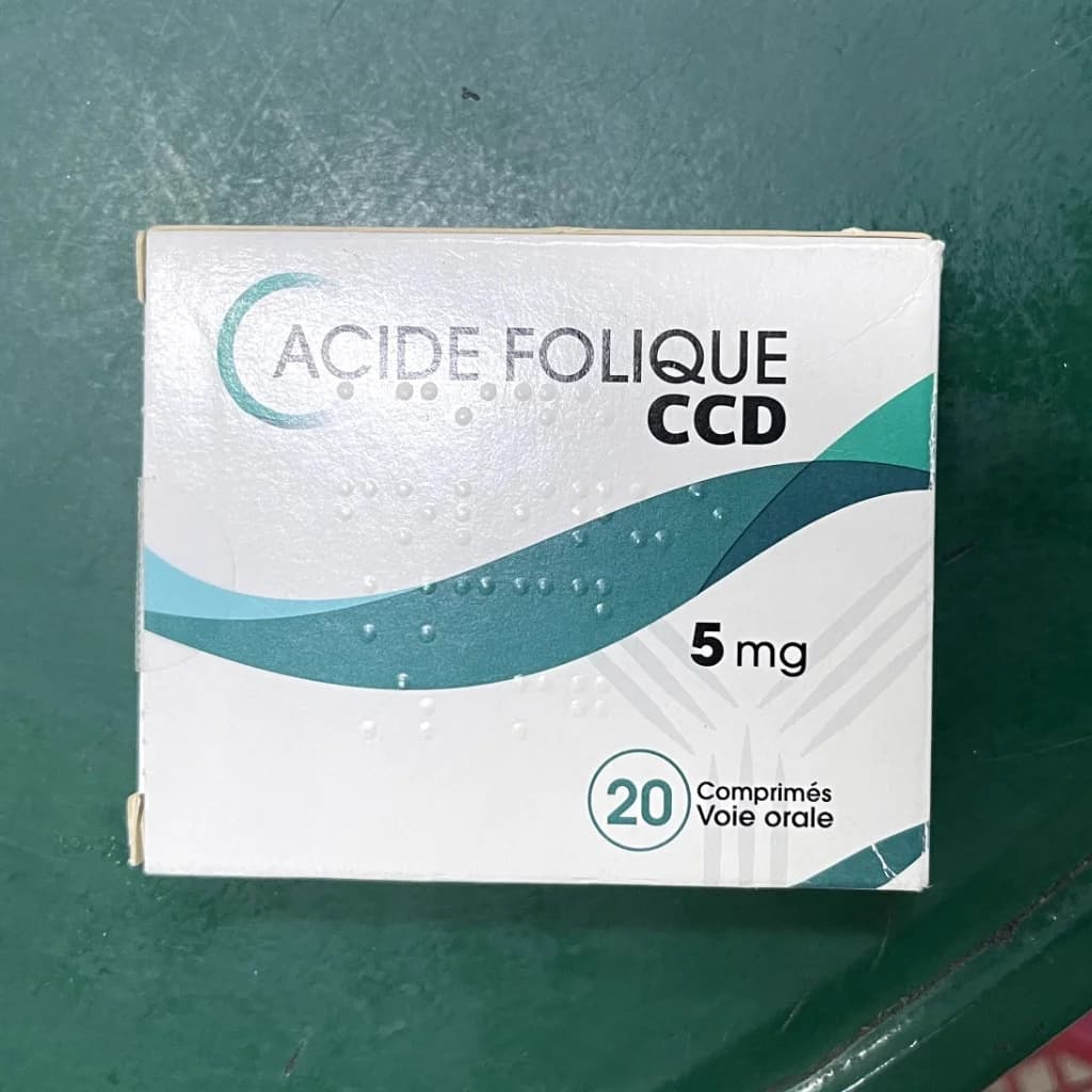 Acide Folique CCD 5mg