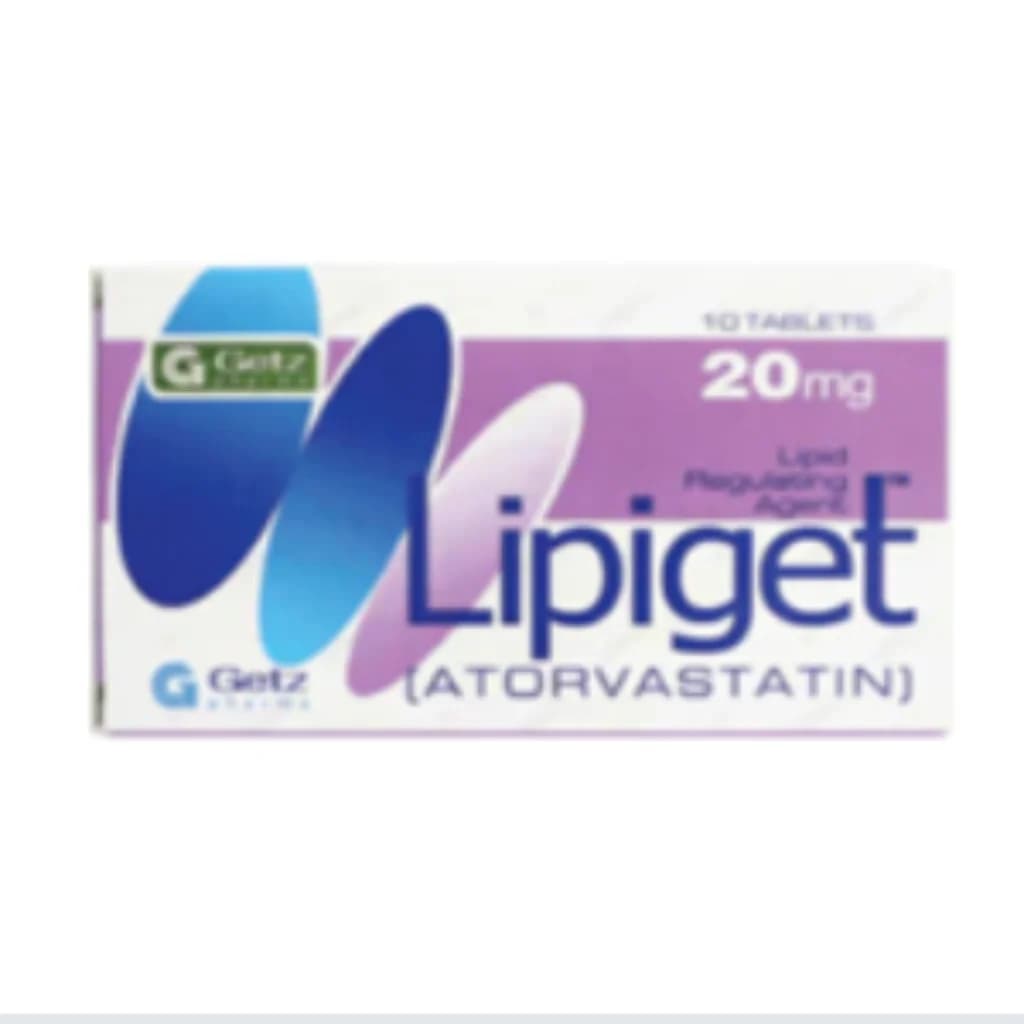 Lipiget 20mg (Atorvastatin) 20mg