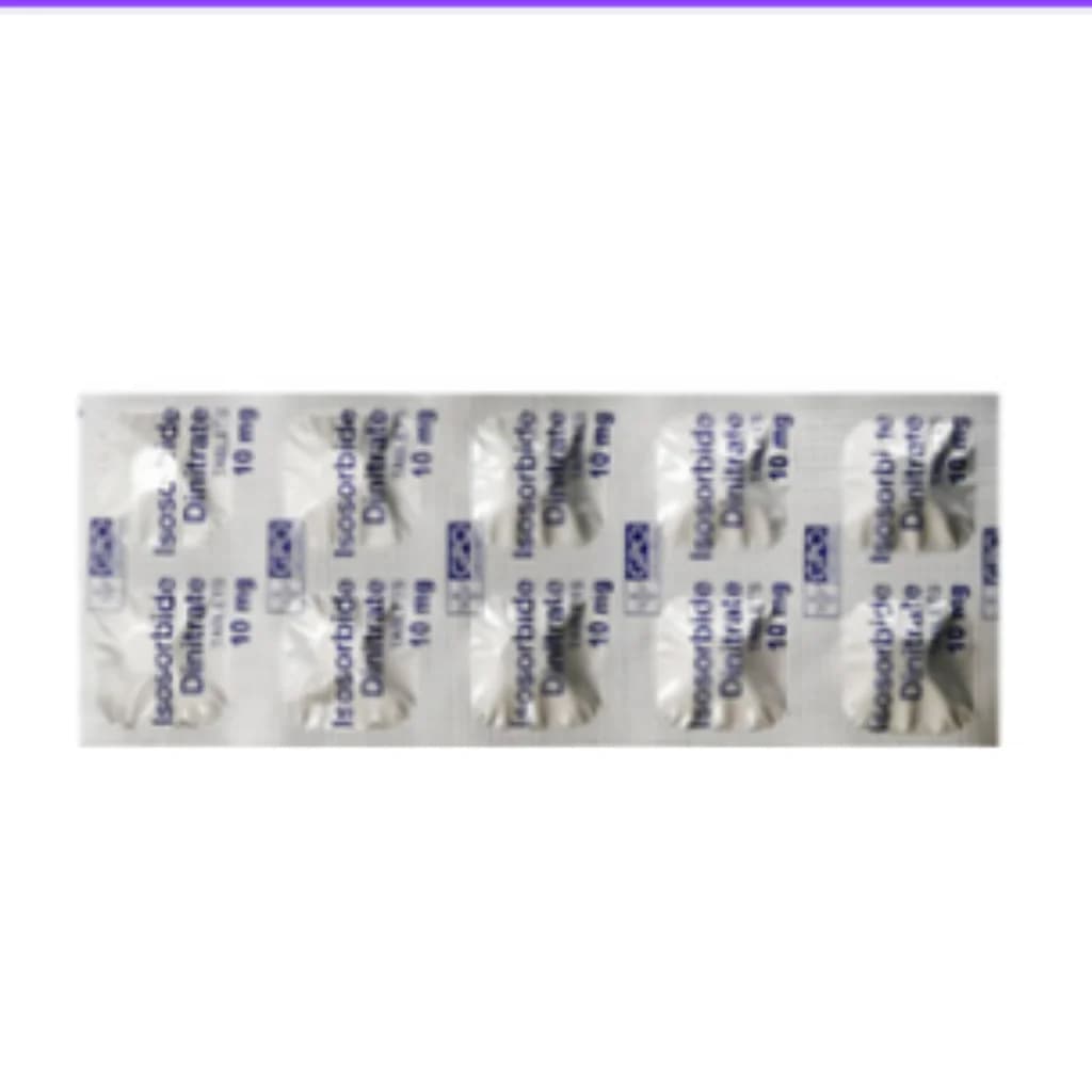 Isosorbide Dinitrate 10mg Tablet 10mg