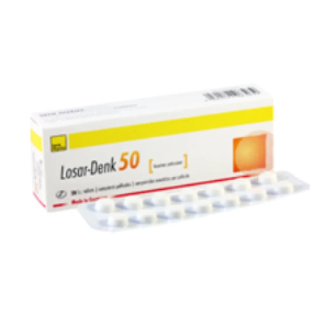 Losar-Denk 50mg = Lostad 50mg (Losartan) 50mg