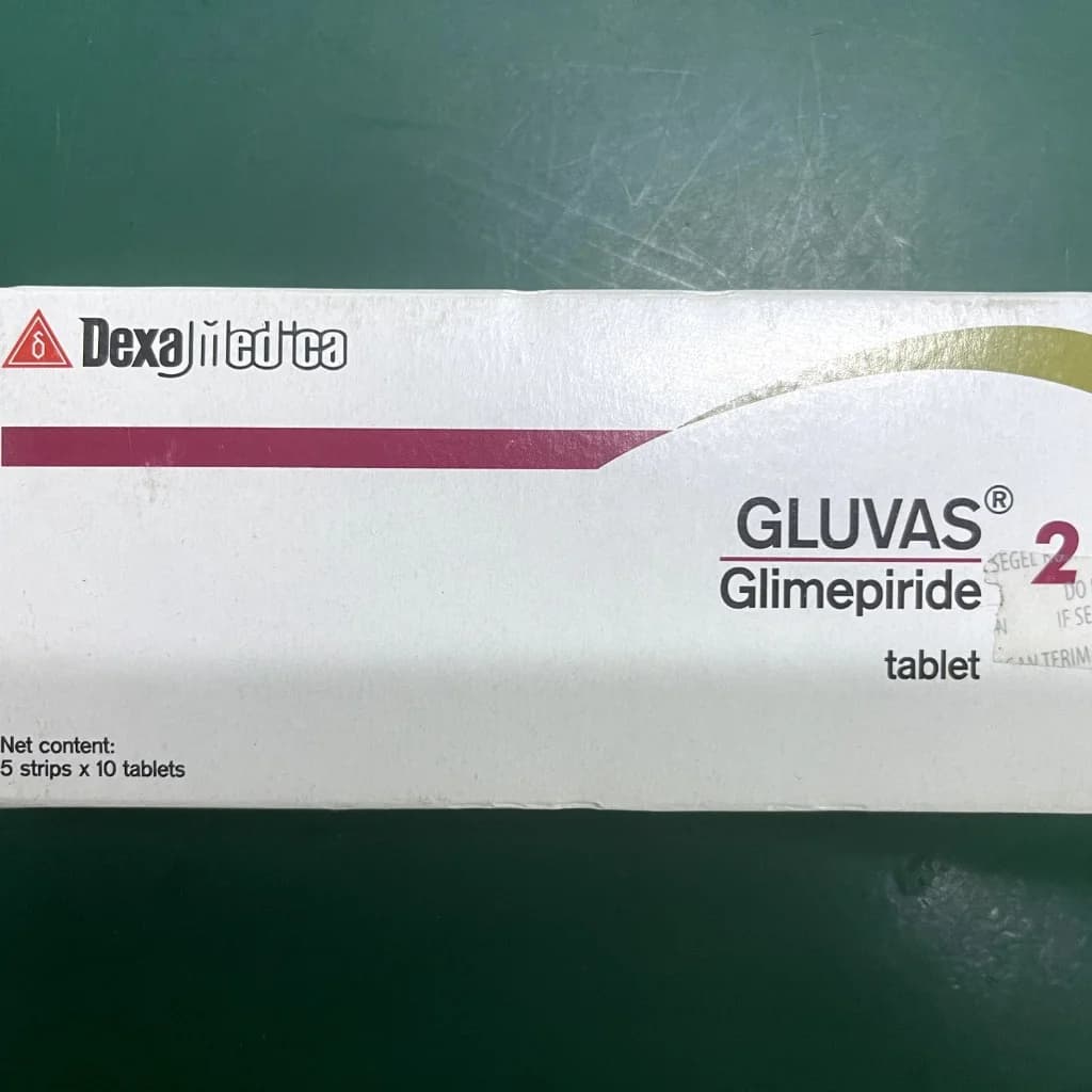 Gluvas Glimepiride 2 2mg