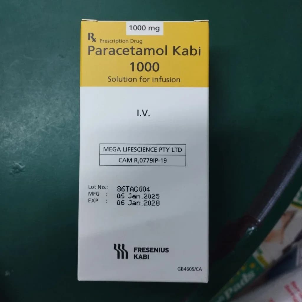 Paracetamol Kabi 1000mg