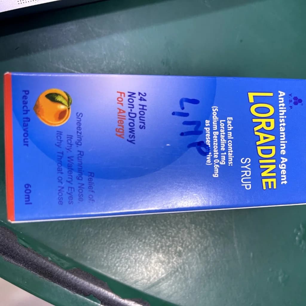 Loradine (Peach Flavor) 60ml