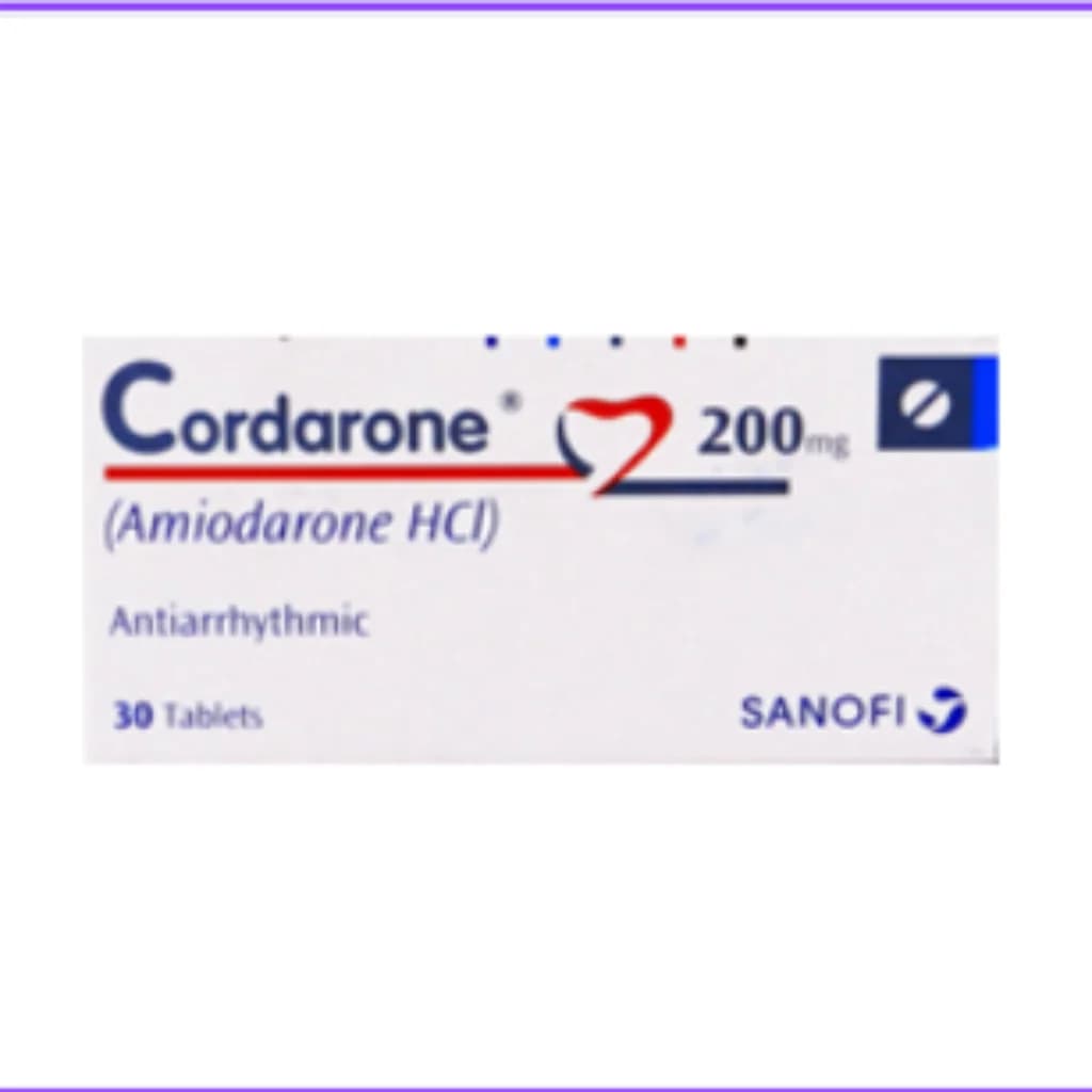 Cordarone 200mg Tablet (Amiodarone) 200mg