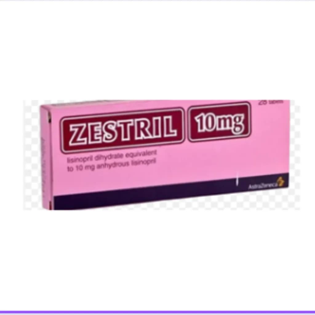 Zestril 10mg = Lisistad 10mg (Lisinopril) 10mg