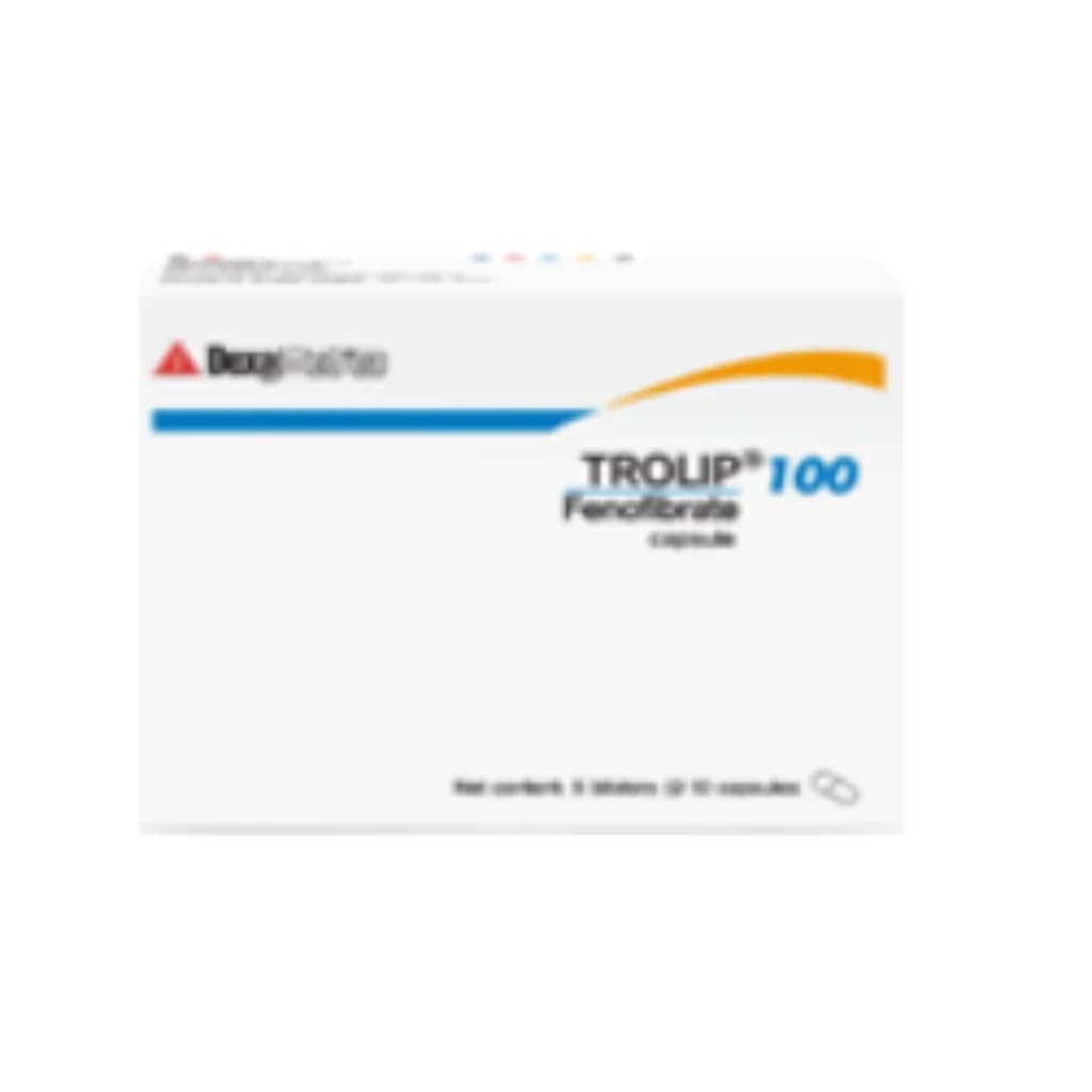Trolip 100mg (Fenofibrate) 100mg