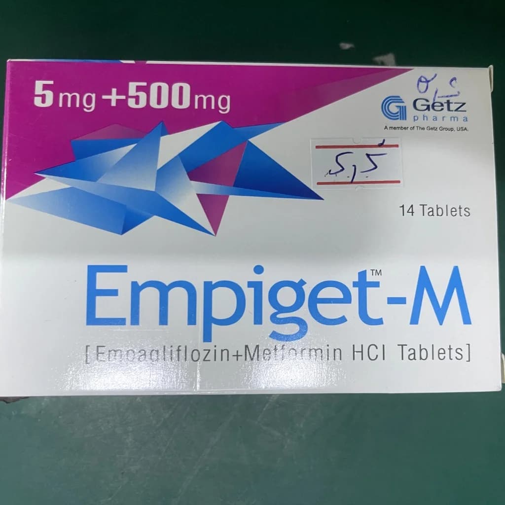 Empiget-M 5mg + 500mg