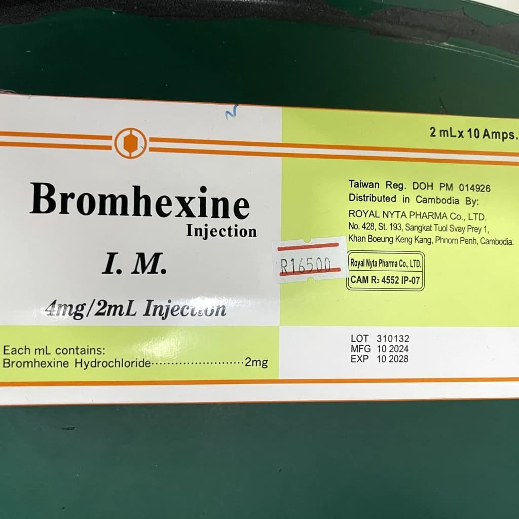 Bromhexine 4mg/2ml