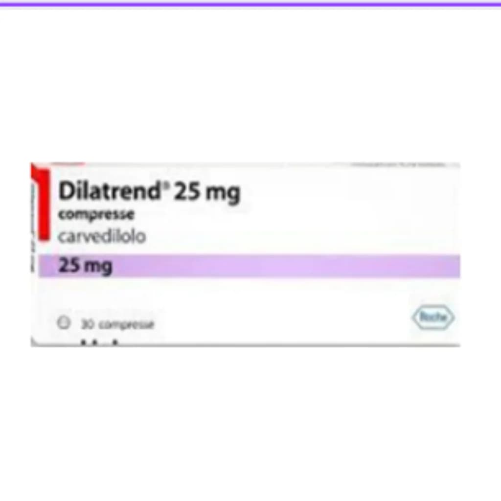 Dilatrend 25mg (Carvedilol) 25mg