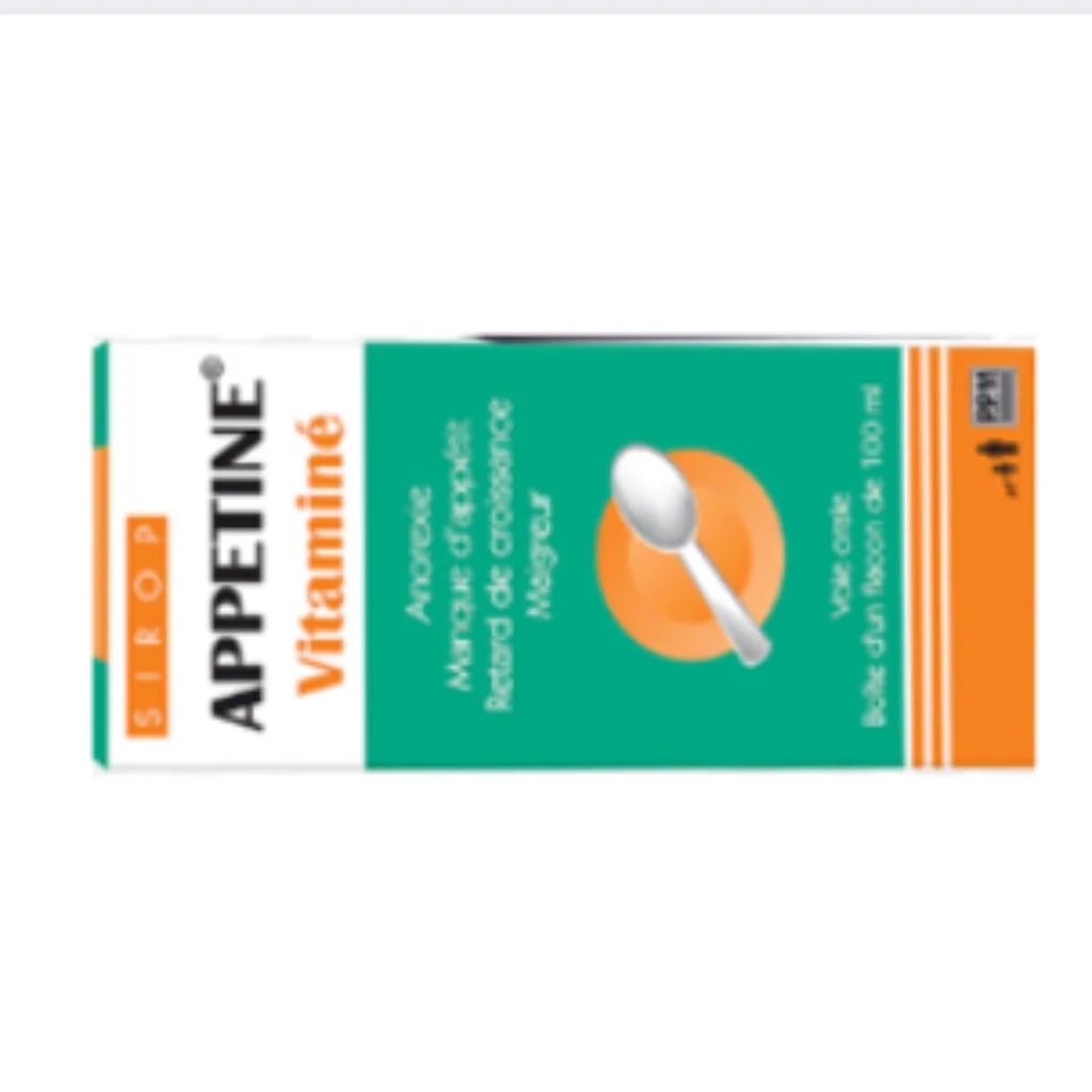 Appetine (+Vitamine) 2mg/5ml (100ml) Syrup 2mg/5ml (100ml) - Phnom Penh Care Pharmacy 2ND Floor / Under CENTRAL HOSPITAL