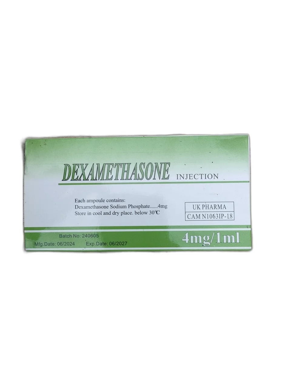 DEXAMETHASONE INJECTION 4mg/1ml - ឱសថស្ថាន ដារ៉ារស្មីគោកចំបក់ (Dara Raksmey Kok Chambok)
