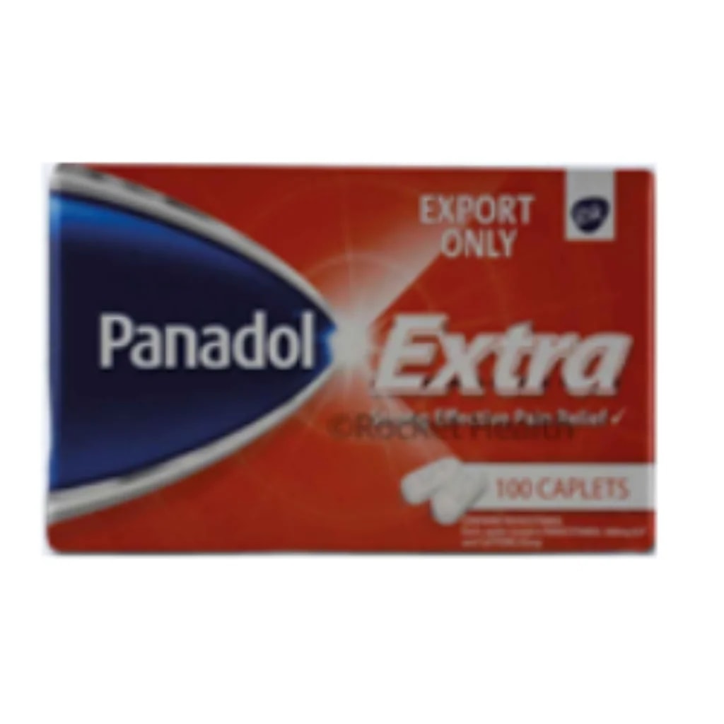 Panadol Extra 500mg/65mg (Paracetamol/Caffein) 500mg/65mg - Phnom Penh Care Pharmacy 2ND Floor / Under CENTRAL HOSPITAL