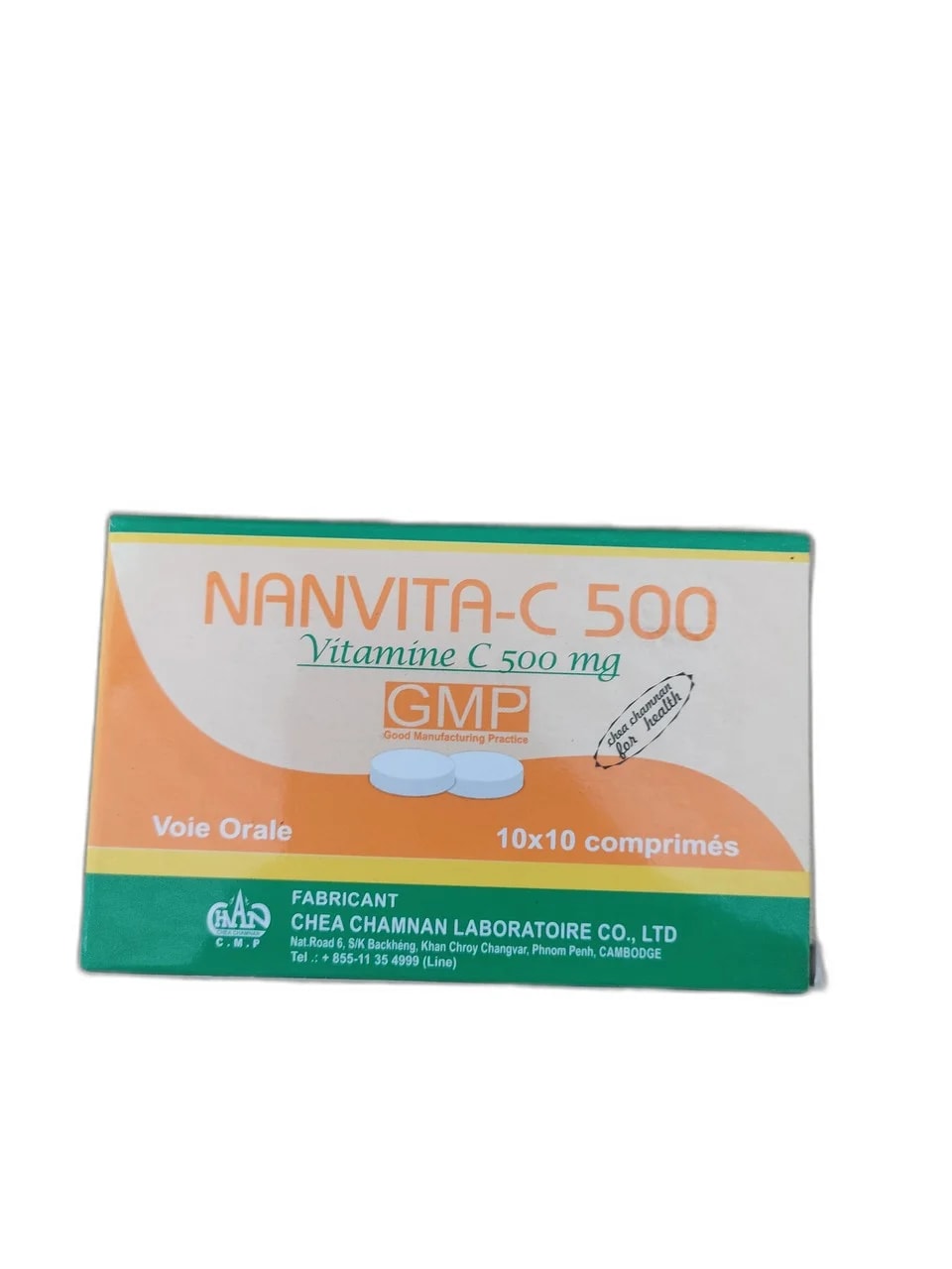 NANVITA-C 500 500mg - ឱសថស្ថាន ដារ៉ារស្មីគោកចំបក់ (Dara Raksmey Kok Chambok)