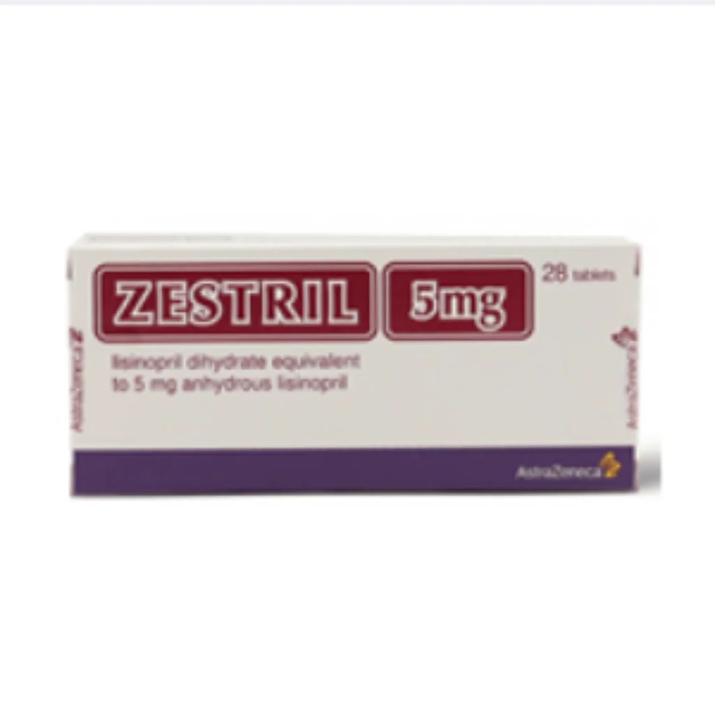 Zestril 5mg Tablet (Lisinopril) 5mg - Phnom Penh Care Pharmacy 2ND Floor / Under CENTRAL HOSPITAL