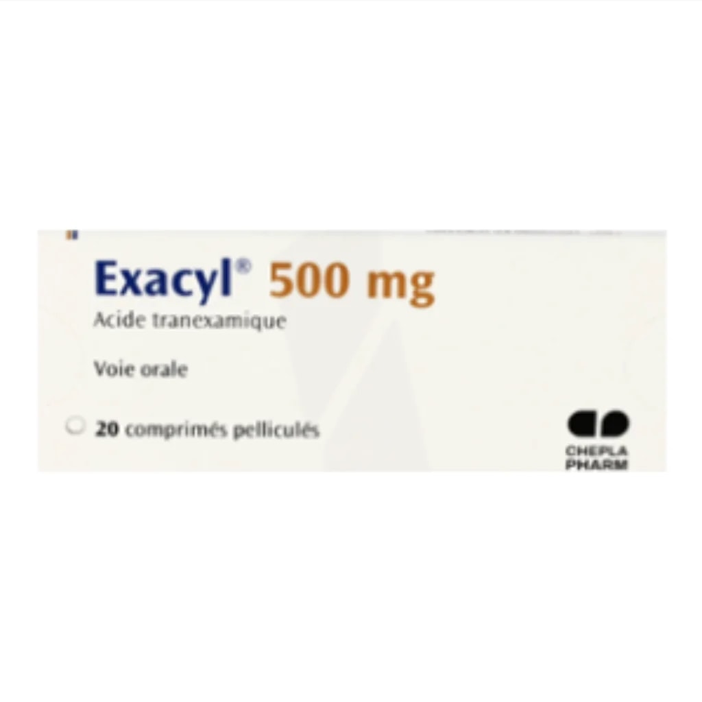 Exacyl 500mg Tablet = Transamin 500mg (Tranexamic Acid) 500mg - Phnom Penh Care Pharmacy 2ND Floor / Under CENTRAL HOSPITAL
