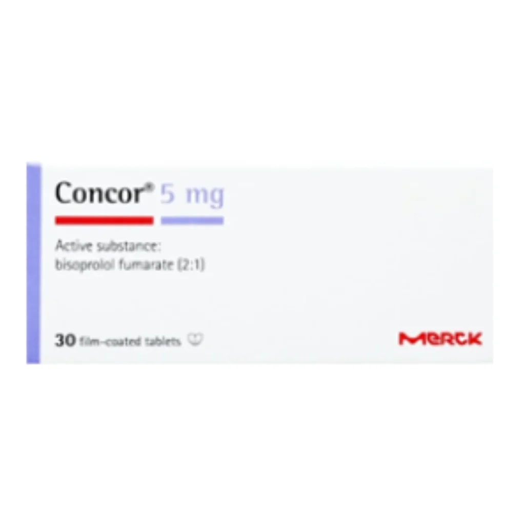 Concor 5mg (Bisoprolol) 5mg - Phnom Penh Care Pharmacy 2ND Floor / Under CENTRAL HOSPITAL