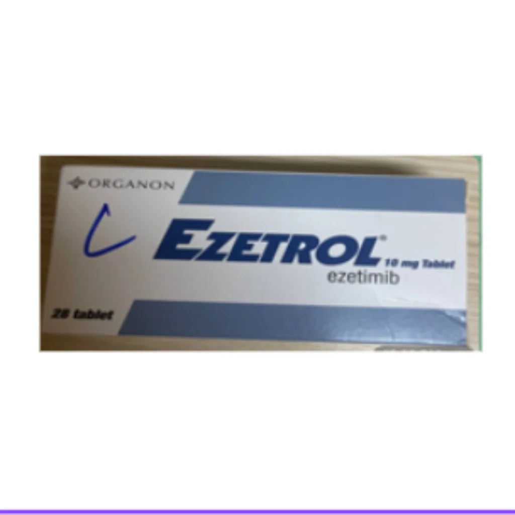 Ezetrol 10mg (Ezetimibe) Tablet 10mg - Phnom Penh Care Pharmacy 2ND Floor / Under CENTRAL HOSPITAL