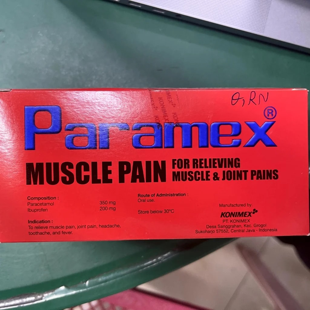 Paramex Muscle Pain 350mg, 200mg - Pharmacy Rotha 2