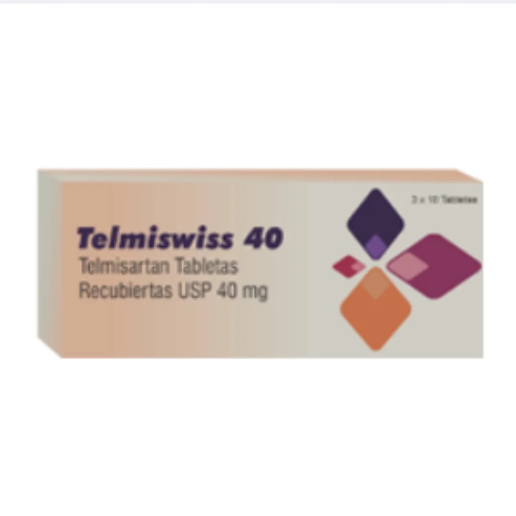Telmiswiss 40mg (Telmisartan) 40mg - Phnom Penh Care Pharmacy 2ND Floor / Under CENTRAL HOSPITAL