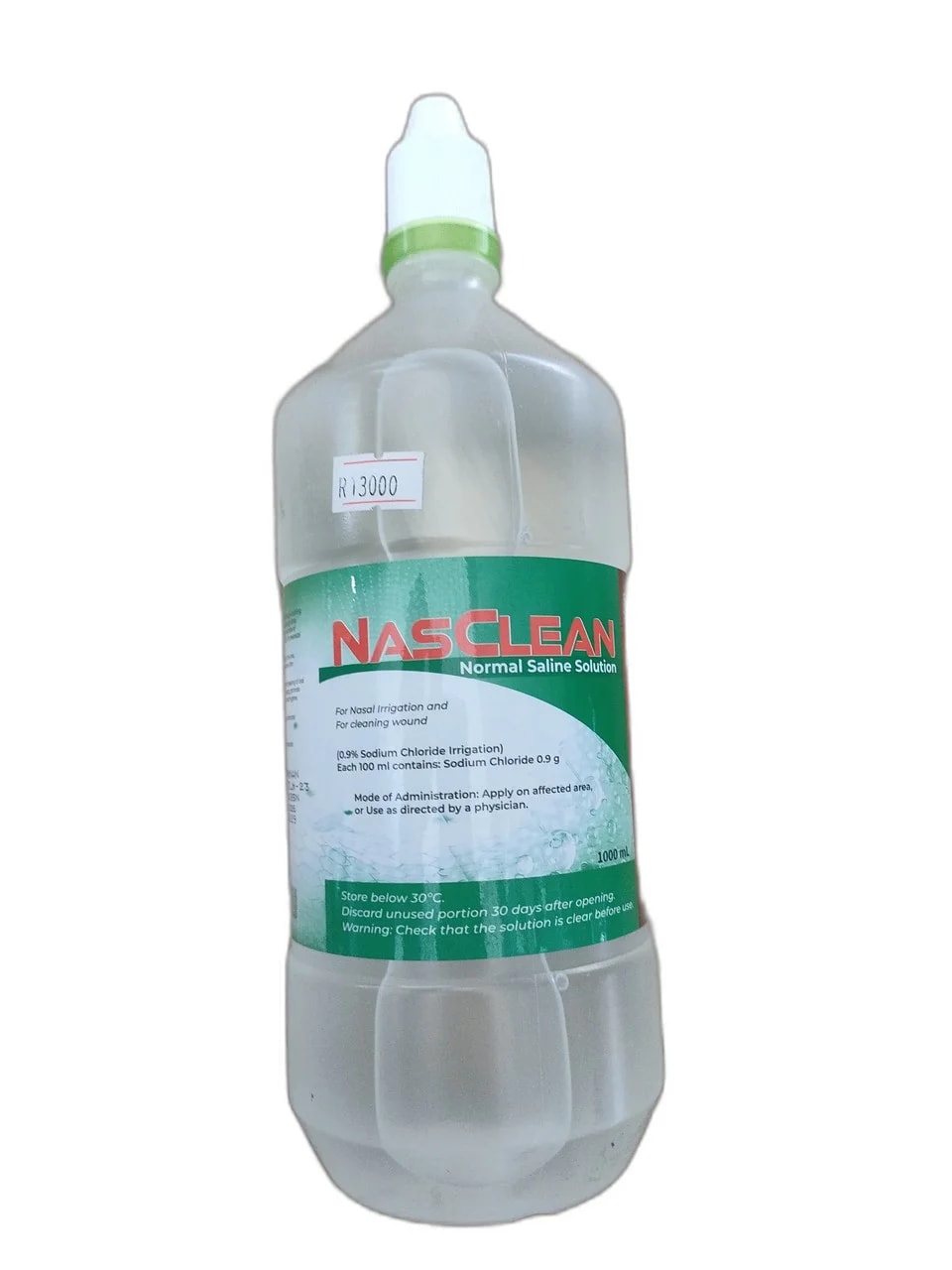 NASCCLEAN Normal Saline Solution 0.9% Sodium Chloride - ឱសថស្ថាន ដារ៉ារស្មីគោកចំបក់ (Dara Raksmey Kok Chambok)