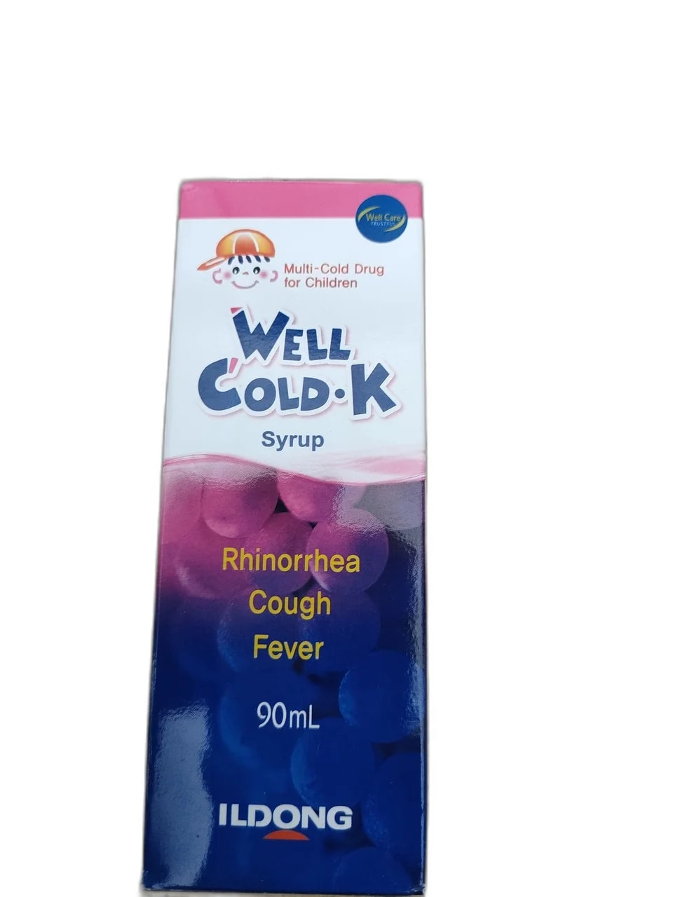 WELL COLD-K Syrup 90mL - ឱសថស្ថាន ដារ៉ារស្មីគោកចំបក់ (Dara Raksmey Kok Chambok)