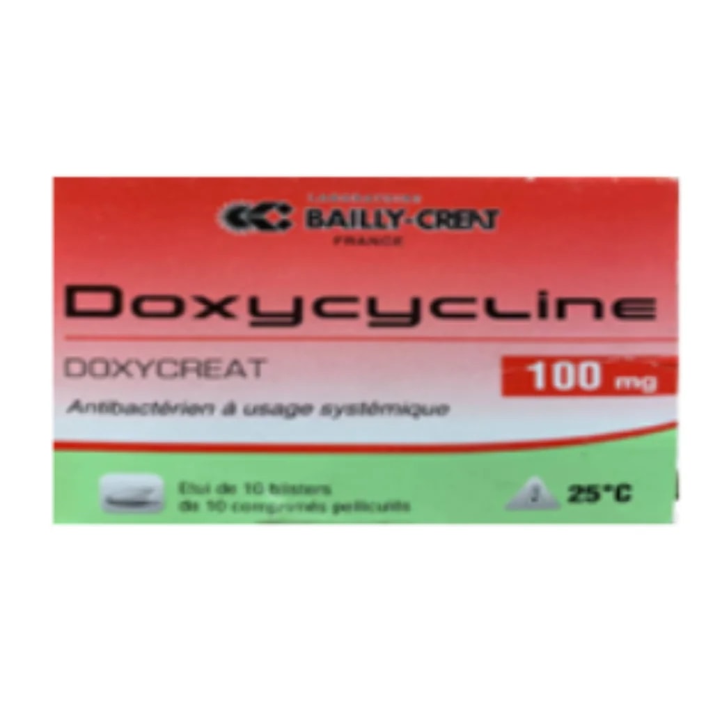Doxycycline 100mg (BAILLY-CREAT) 100mg - Phnom Penh Care Pharmacy 2ND Floor / Under CENTRAL HOSPITAL