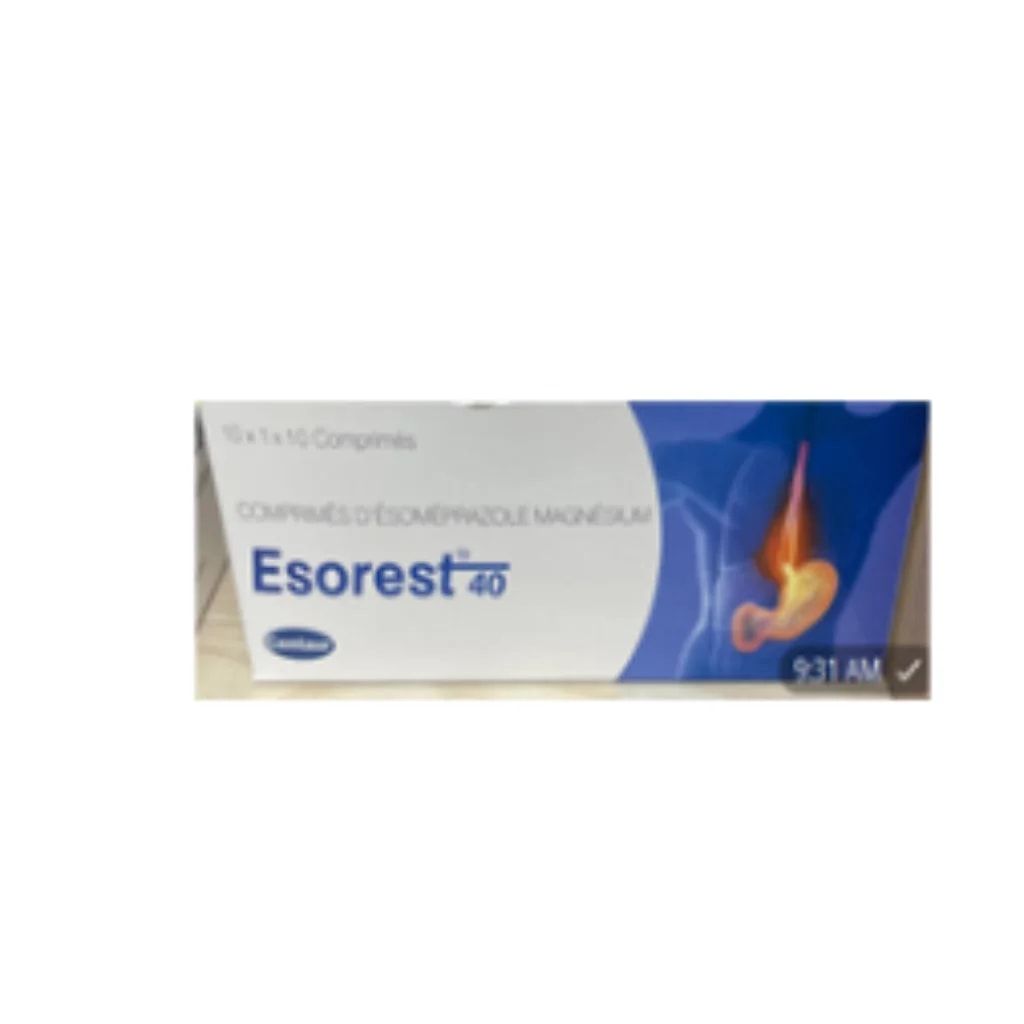 Esorest 40mg Tablet (Esomeprazole) - Phnom Penh Care Pharmacy 2ND Floor / Under CENTRAL HOSPITAL