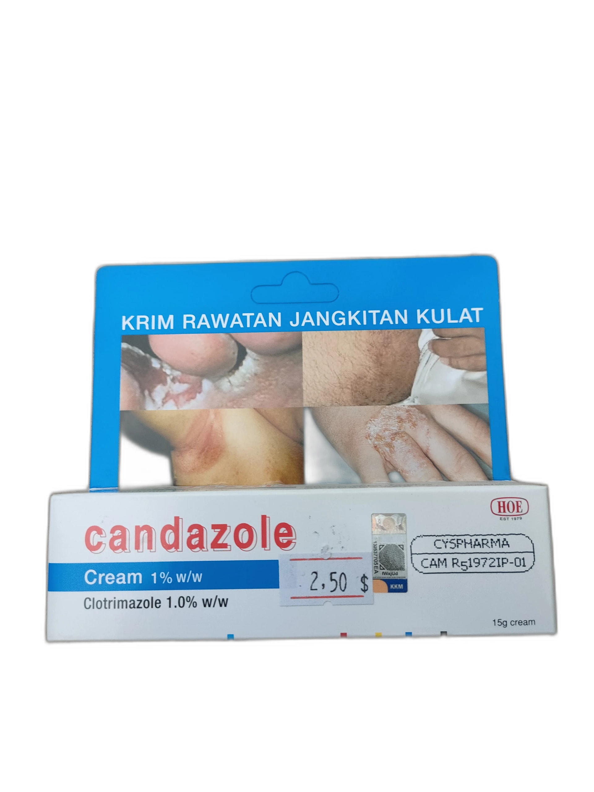 candazole Cream 1% w/w - ឱសថស្ថាន ដារ៉ារស្មីគោកចំបក់ (Dara Raksmey Kok Chambok)