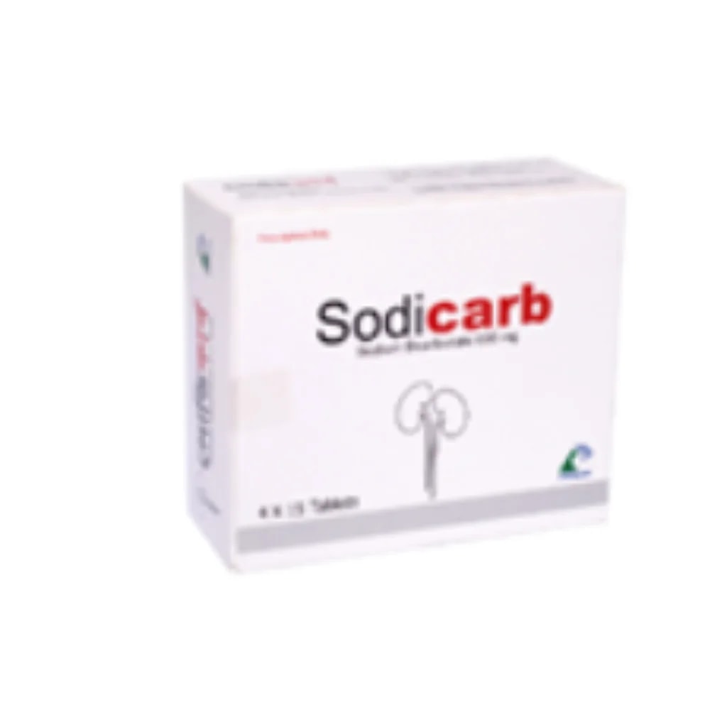 Sodicarb 600mg (Sodium Bicarbonate) 600mg - Phnom Penh Care Pharmacy 2ND Floor / Under CENTRAL HOSPITAL