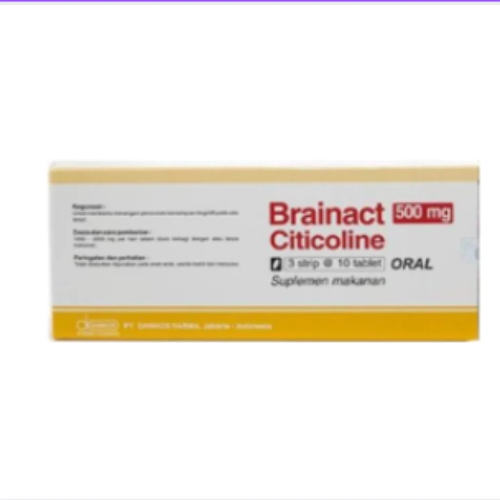 Brainact 500 Tablet (Citicoline) - Phnom Penh Care Pharmacy 2ND Floor / Under CENTRAL HOSPITAL