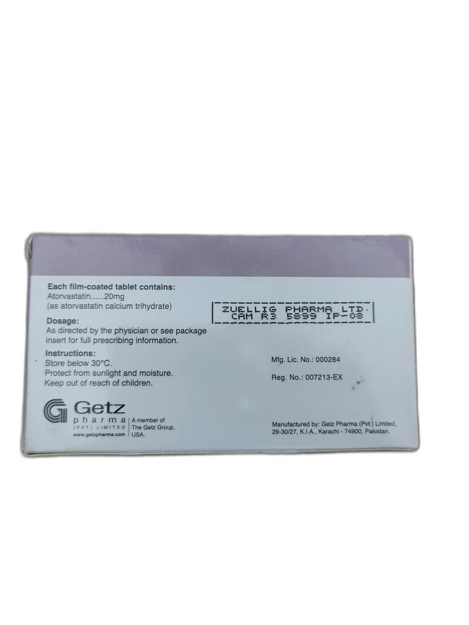Atorvastatin 20mg - ឱសថស្ថាន ដារ៉ារស្មីគោកចំបក់ (Dara Raksmey Kok Chambok)