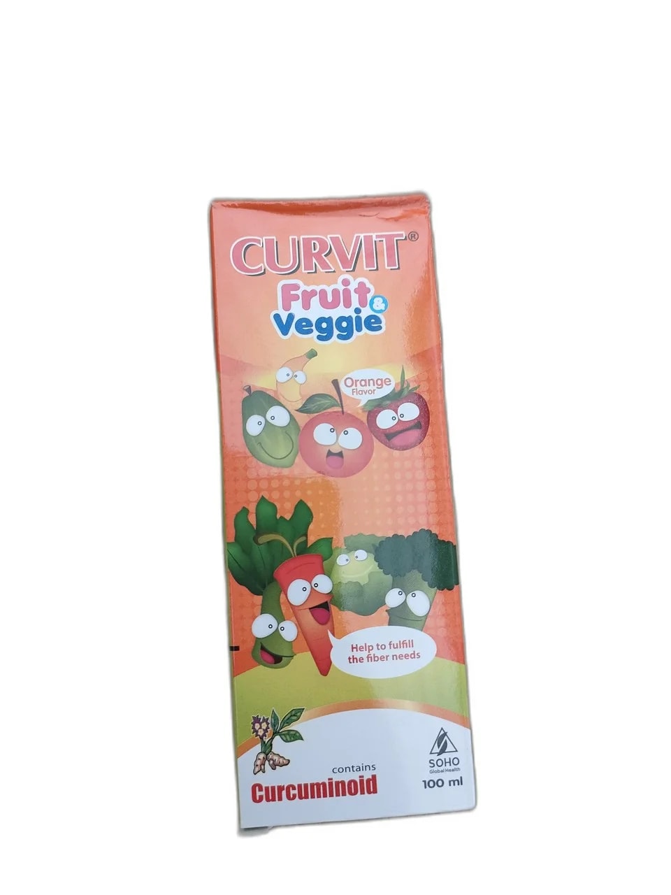 CURVIT Fruit & Veggie 1 teaspoon (5 ml) 3 times daily - ឱសថស្ថាន ដារ៉ារស្មីគោកចំបក់ (Dara Raksmey Kok Chambok)