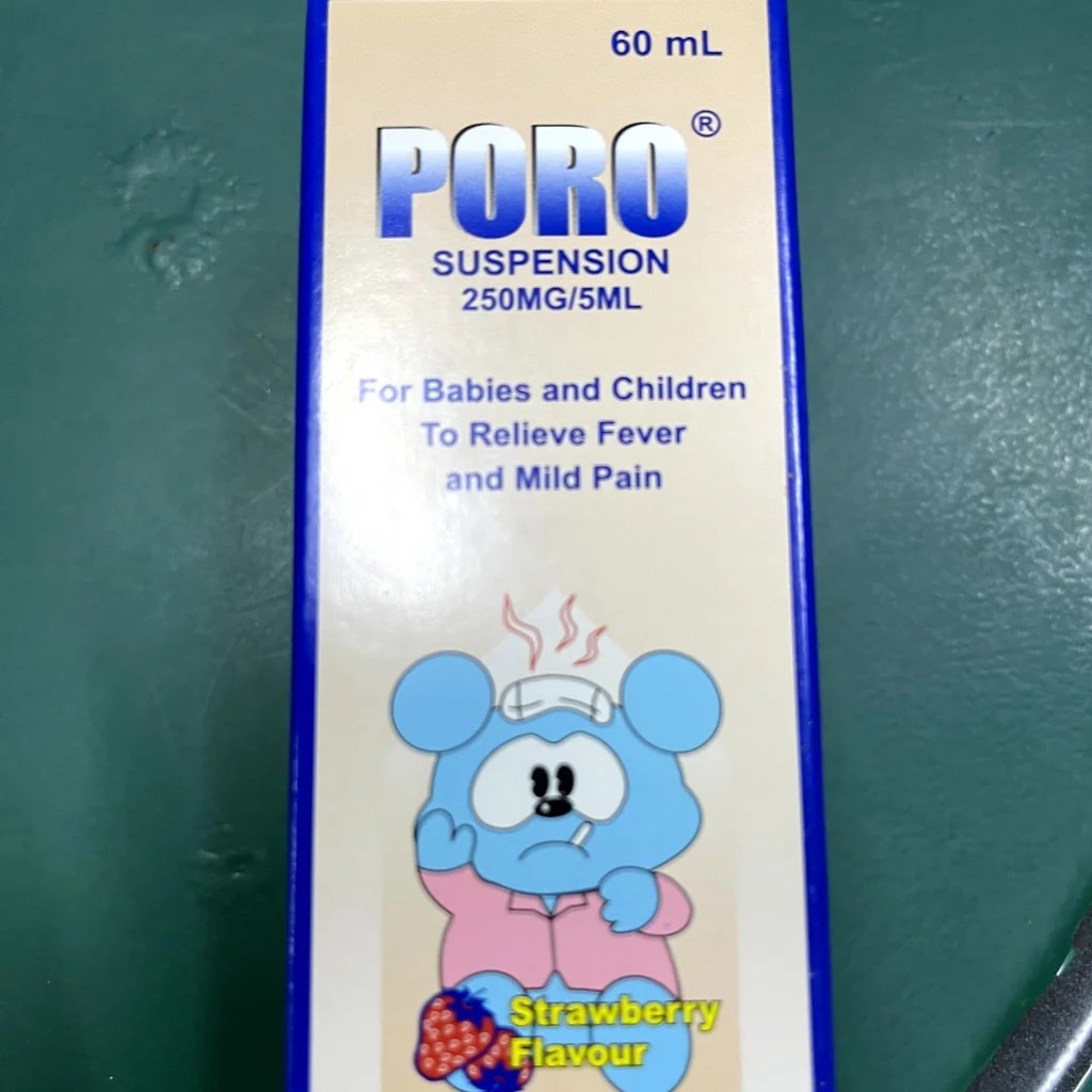 Poro (Suspension) 60ml (250mg/5ml) - Pharmacy Rotha 2