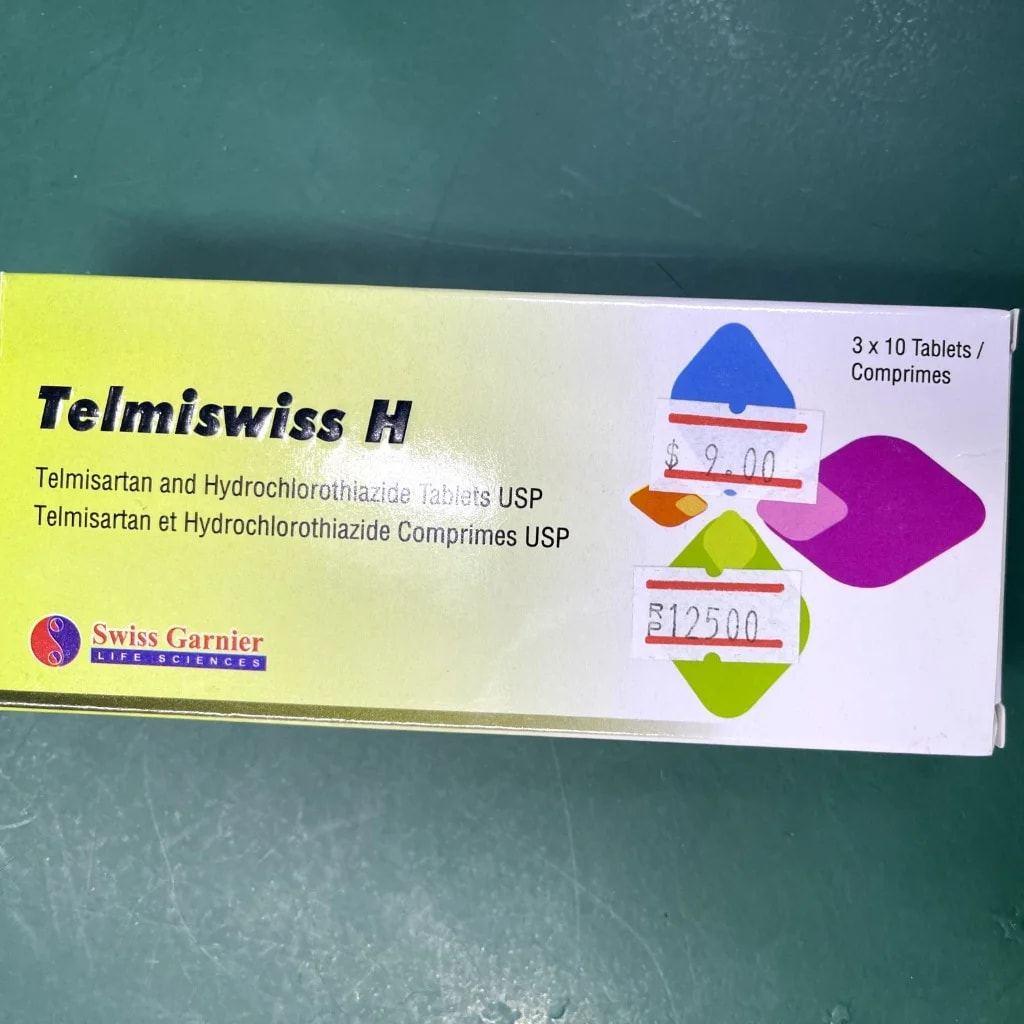 Telmiswiss 40mg, 12.5mg - Pharmacy Rotha 2