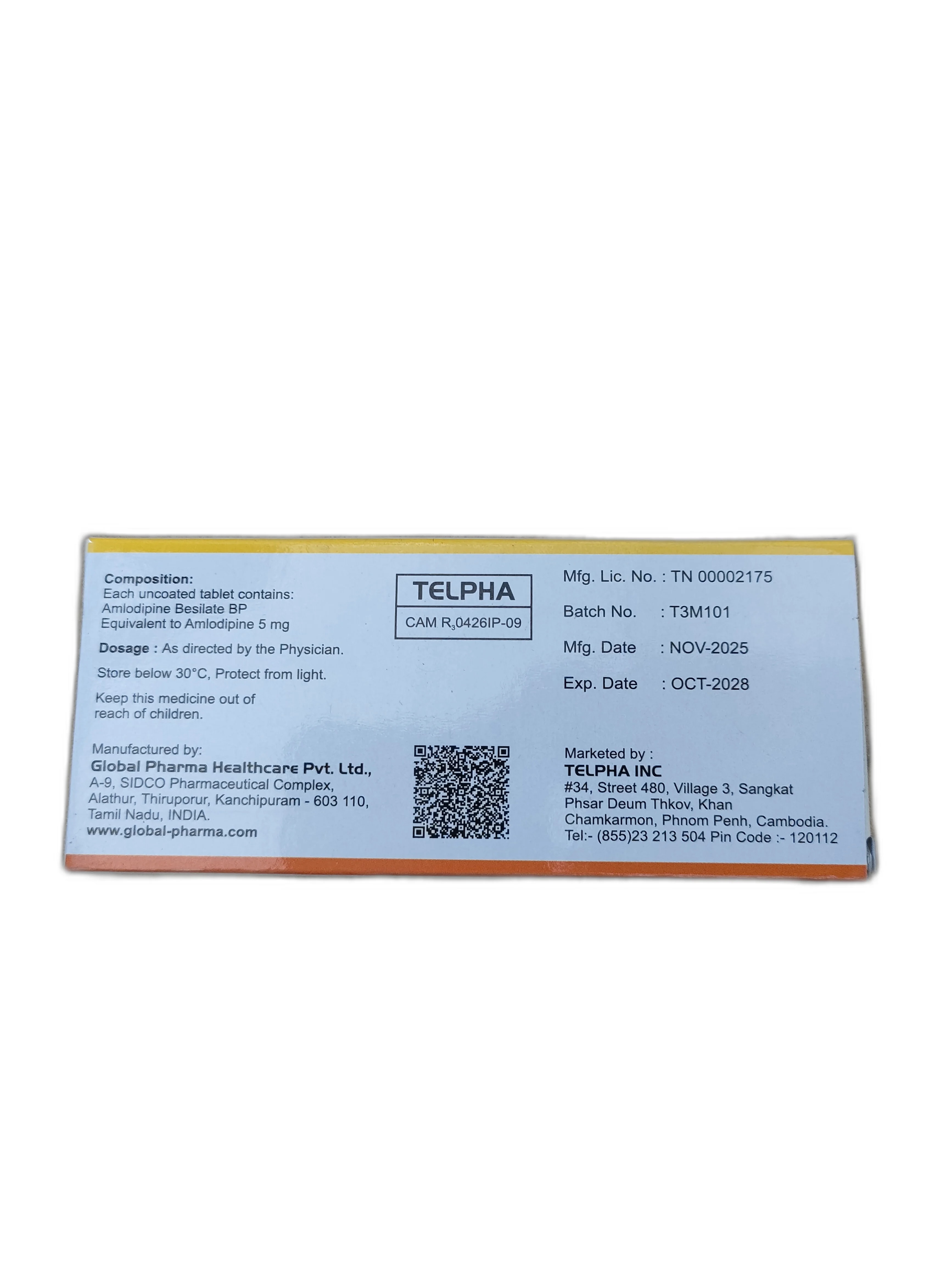 Amlodipine Besilate BP 5mg - α±ααααααΆα ααΆαααΆαααααΈαααα
αααα (Dara Raksmey Kok Chambok)