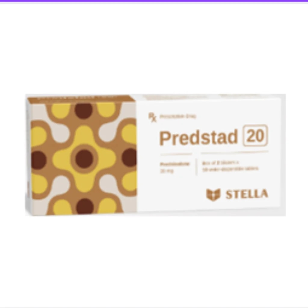 Predstad 20mg (Prednisolone) 20mg - Phnom Penh Care Pharmacy 2ND Floor / Under CENTRAL HOSPITAL