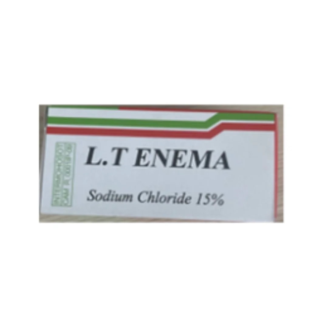 L.T ENEMA 15% 20ml (Sodium Chloride) 15% 20ml - Phnom Penh Care Pharmacy 2ND Floor / Under CENTRAL HOSPITAL