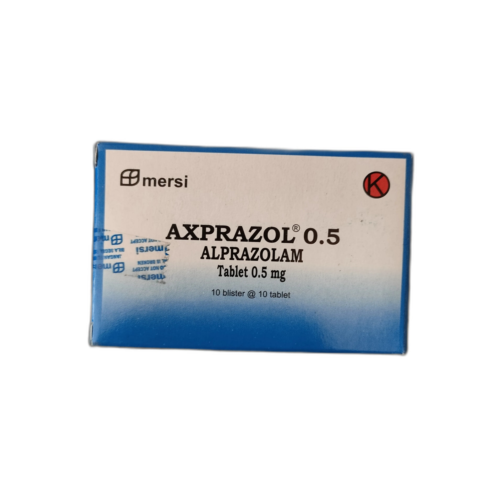 Axprazol 0.5 Alprazolam 0.5mg 0.5mg - Srey Mom Pharmacy