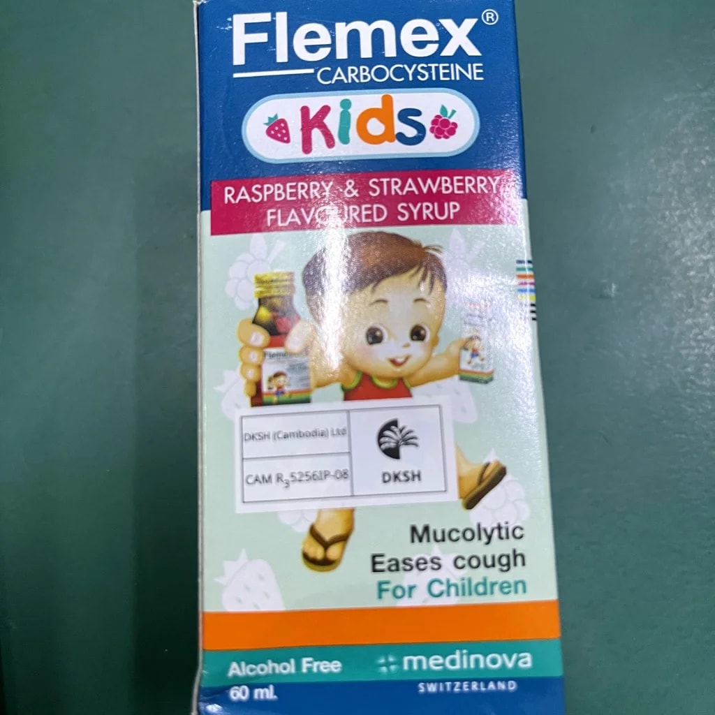 Flemex Kids (Raspberry + Strawberry Flavor) - Pharmacy Rotha 2
