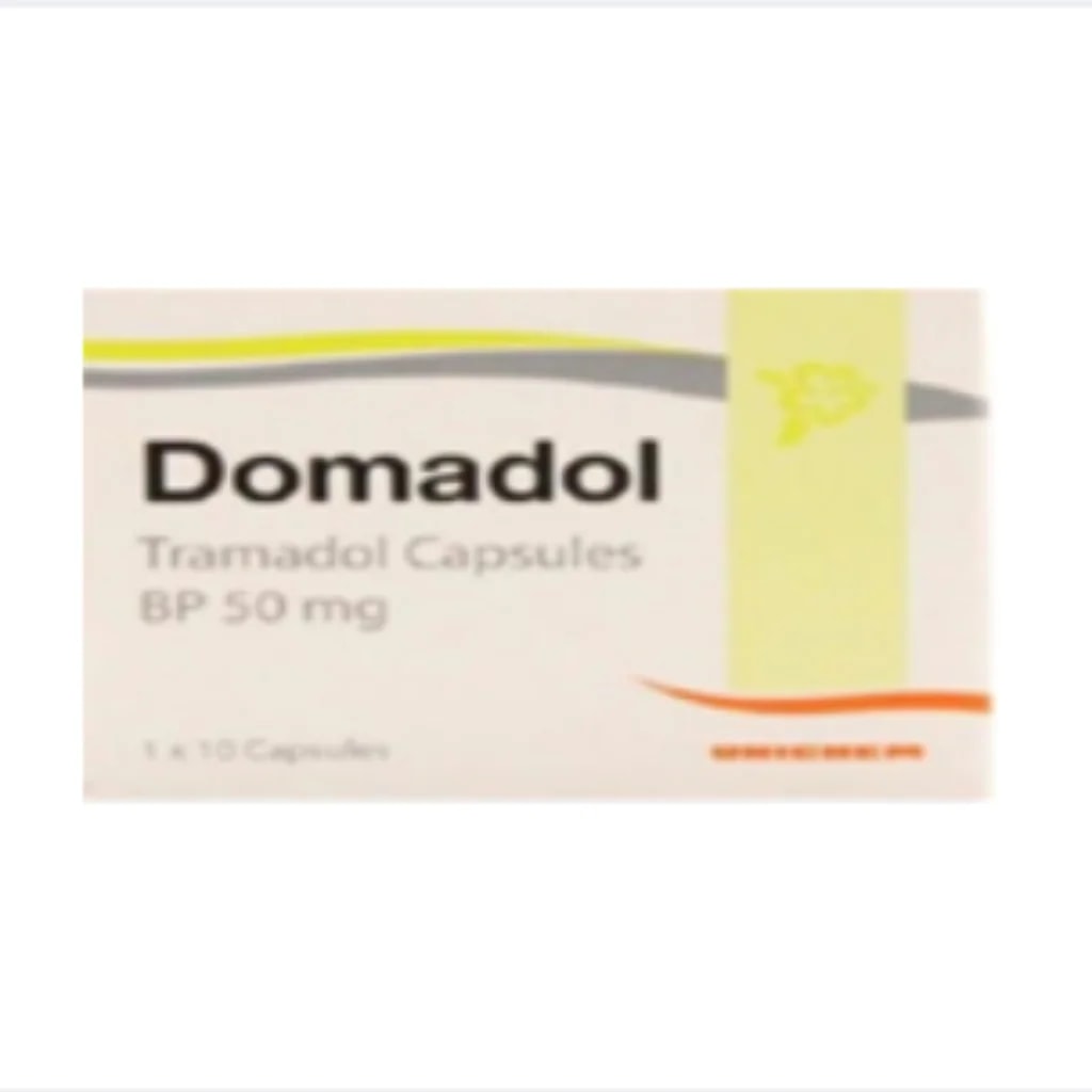 Domadol 50mg Capsule (Tramadol) 50mg - Phnom Penh Care Pharmacy 2ND Floor / Under CENTRAL HOSPITAL