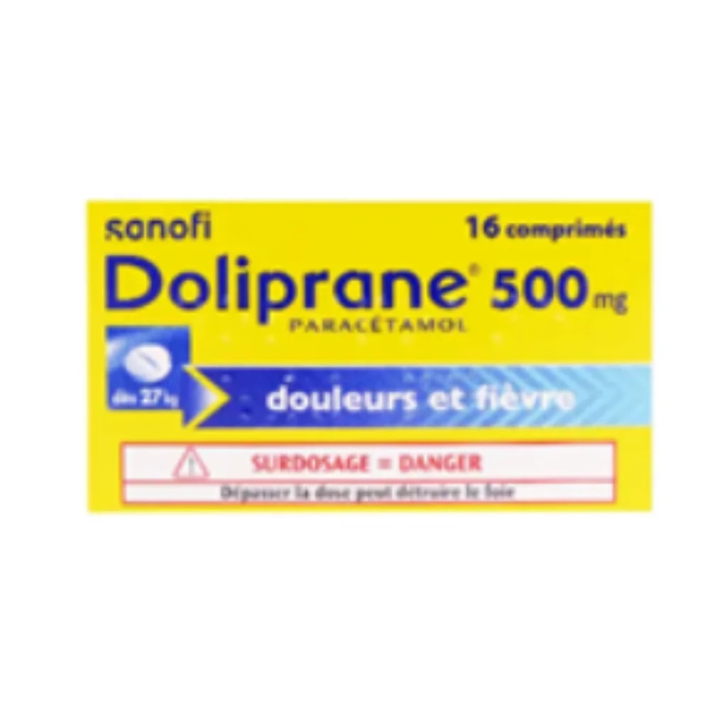 Doliprane 500mg Tablet (Paracetamol) 500mg - Phnom Penh Care Pharmacy 2ND Floor / Under CENTRAL HOSPITAL
