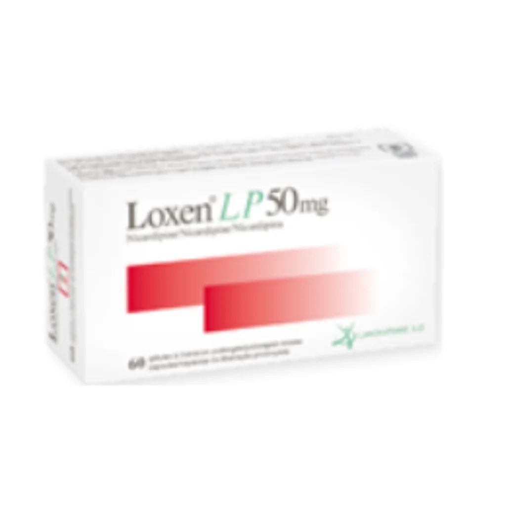 Loxen LP 50mg Capsule (Nicardipine) 50mg - Phnom Penh Care Pharmacy 2ND Floor / Under CENTRAL HOSPITAL