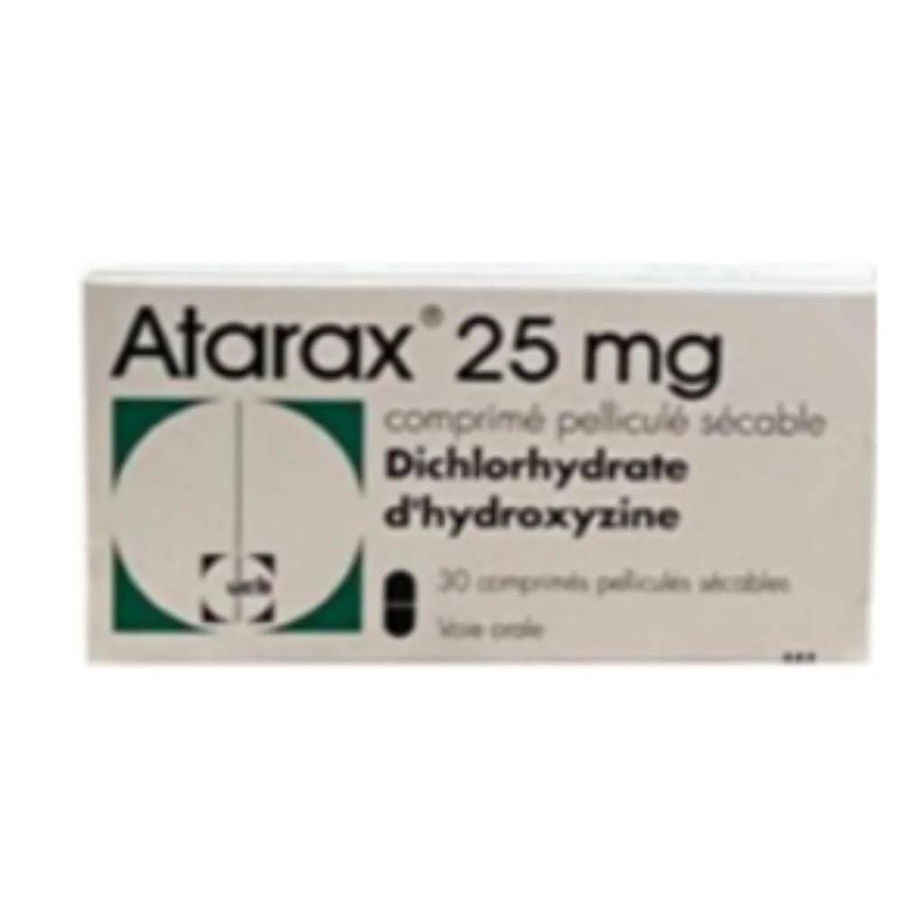Atarax 25mg (Hydroxyzine) 25mg - Phnom Penh Care Pharmacy 2ND Floor / Under CENTRAL HOSPITAL