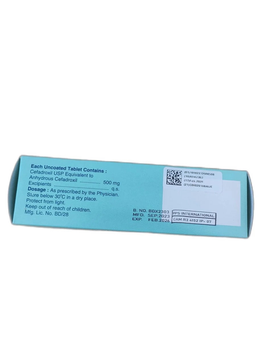 Cefadroxil 500mg - ឱសថស្ថាន ដារ៉ារស្មីគោកចំបក់ (Dara Raksmey Kok Chambok)