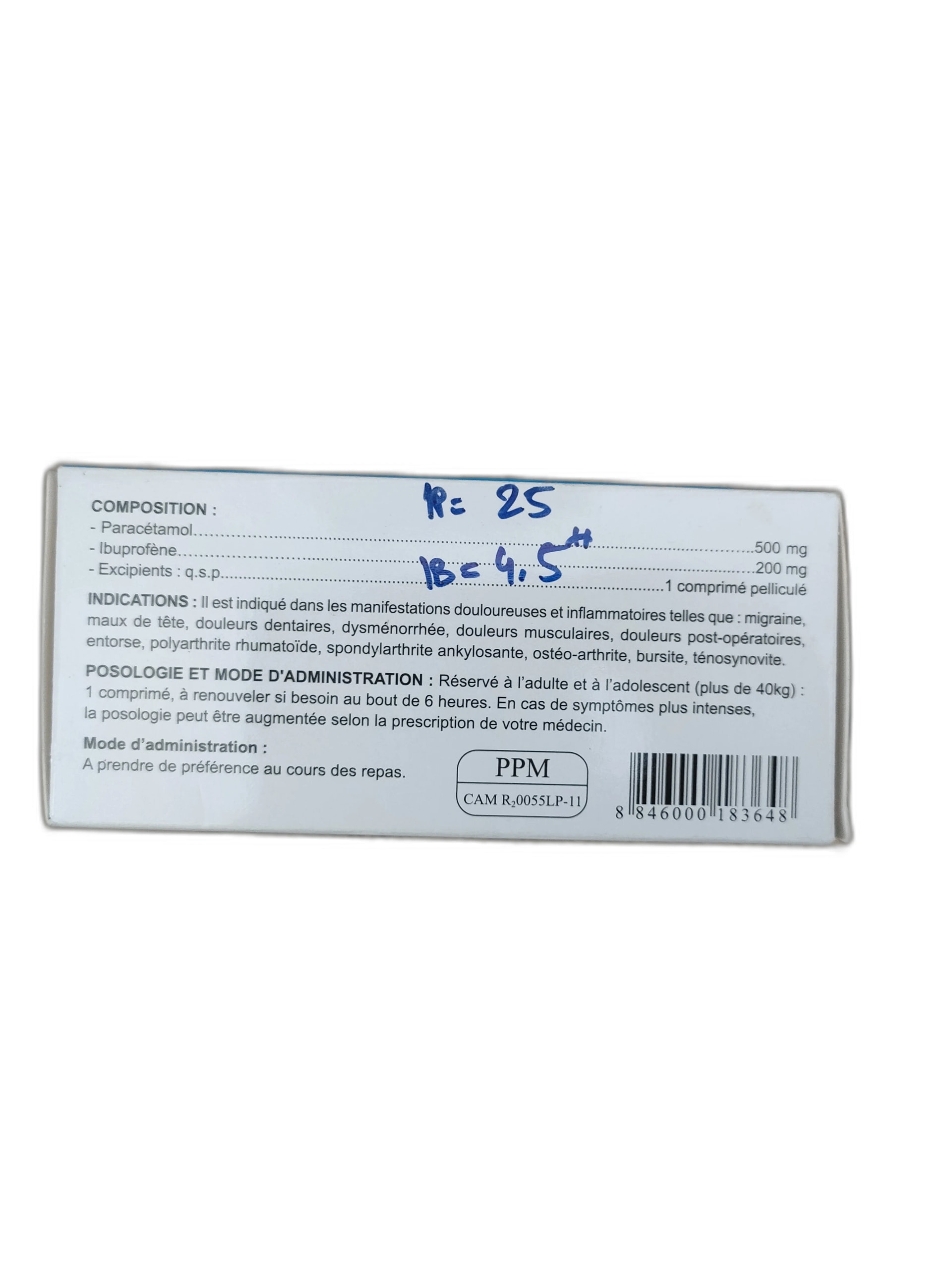 CAM R0055LP-11 500mg - ឱសថស្ថាន ដារ៉ារស្មីគោកចំបក់ (Dara Raksmey Kok Chambok)