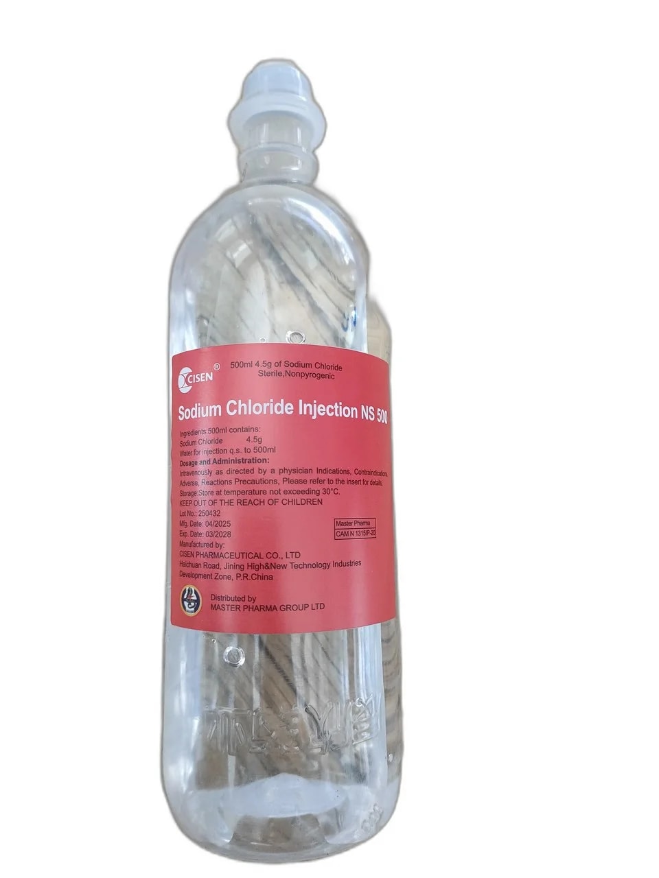 Sodium Chloride Injection NS 500 500ml - ឱសថស្ថាន ដារ៉ារស្មីគោកចំបក់ (Dara Raksmey Kok Chambok)