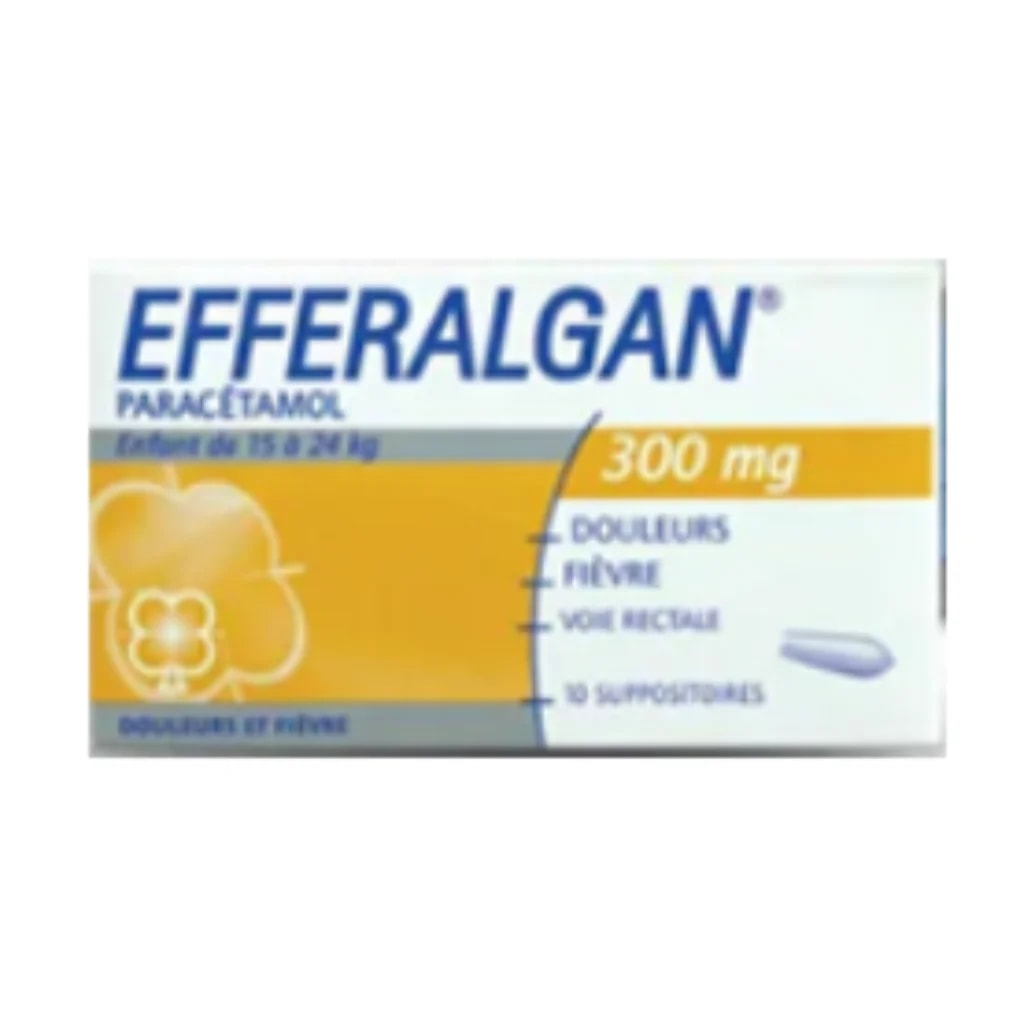 Efferalgan 300mg Suppositoire (Paracetamol) - Phnom Penh Care Pharmacy 2ND Floor / Under CENTRAL HOSPITAL
