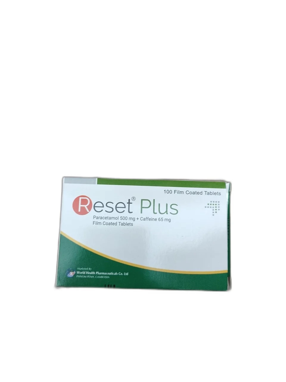 Reset Plus Paracetamol 500 mg + Caffeine 65 mg - ឱសថស្ថាន ដារ៉ារស្មីគោកចំបក់ (Dara Raksmey Kok Chambok)