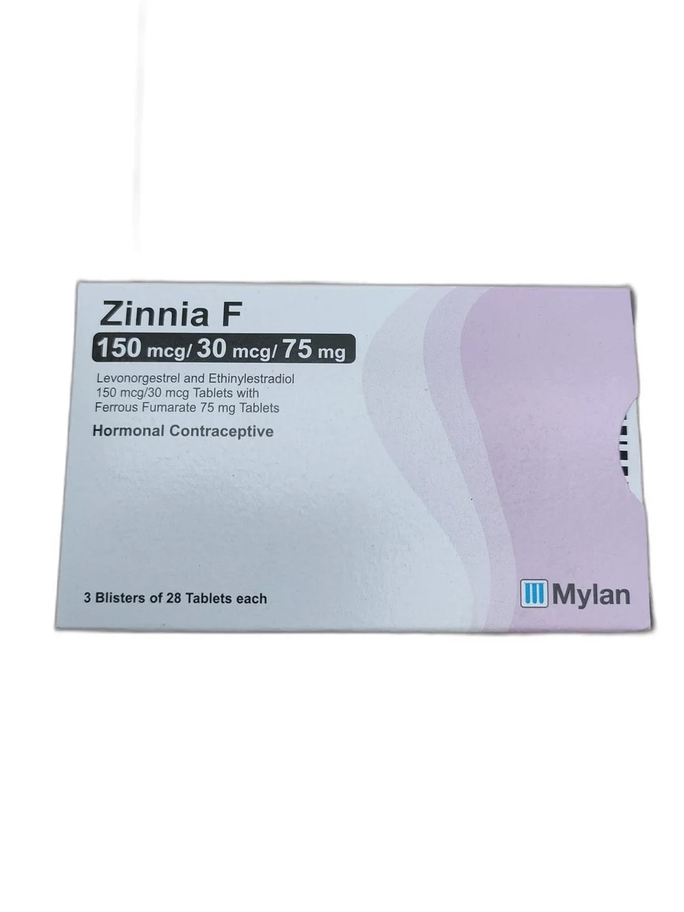 Zinnia F 150 mcg/30 mcg/75 mg - ឱសថស្ថាន ដារ៉ារស្មីគោកចំបក់ (Dara Raksmey Kok Chambok)